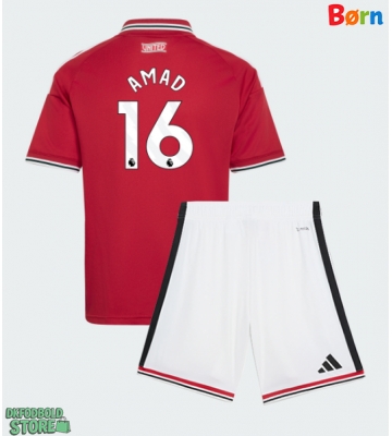 Manchester United Amad Diallo #16 Replika Babytøj Hjemmebanesæt Børn 2026-27 Kortærmet (+ Korte bukser)